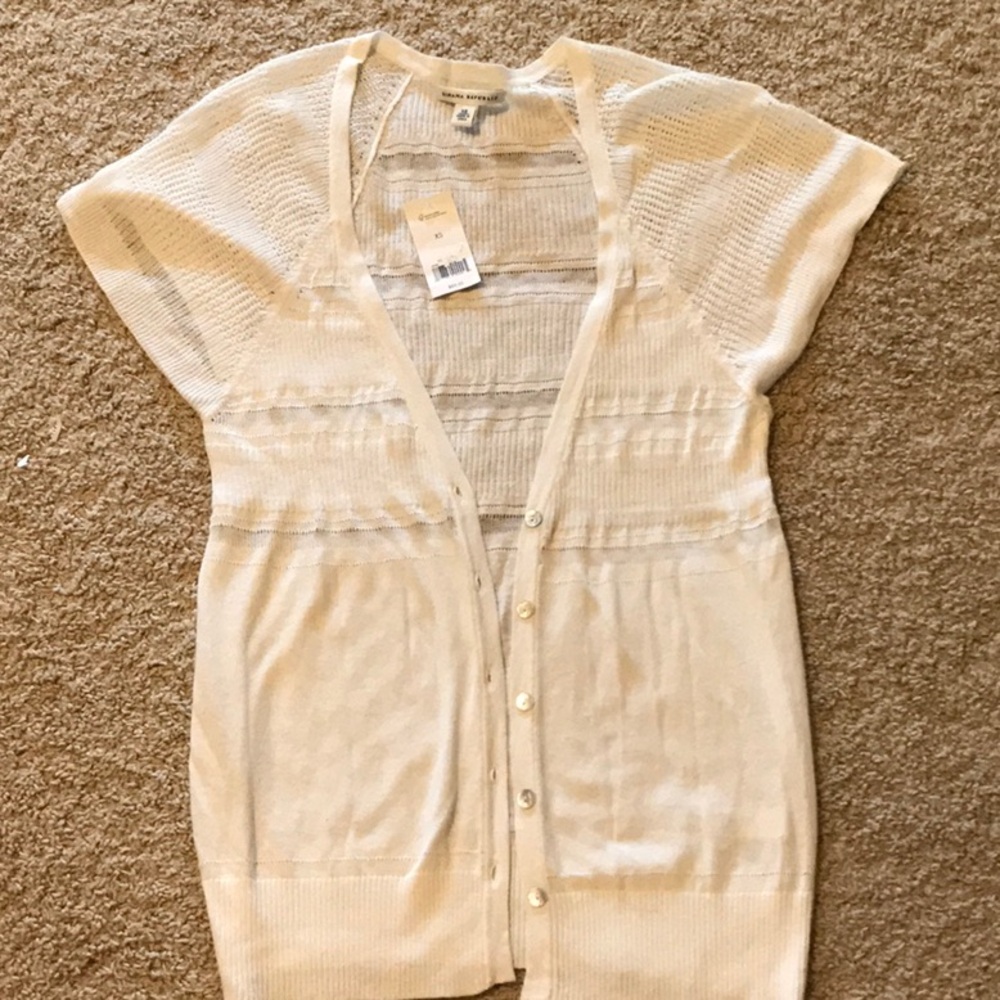 New with tags, Banana Republic cream lightweight sweater